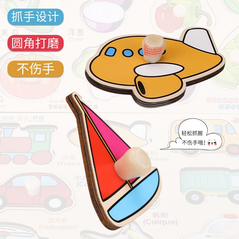 Dannyqite Montessori Early Education Educational Toys Baby Busy Board Baby Teaching Aids Fine Motor Hand Grabbing Board - Image 5